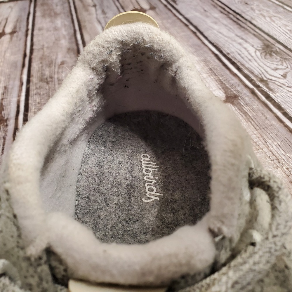 Allbirds Womens Wool Runner Mizzle Light Gray White Size 9 - Picture 9 of 15